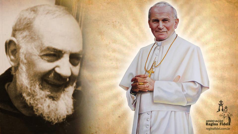 Descubra um fato curioso sobre o Padre Pio e o Papa João Paulo II