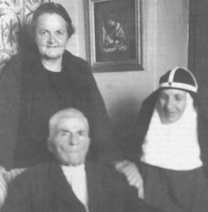 Pai, irmã e amiga do Padre Pio