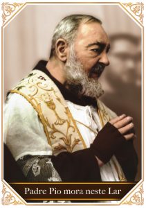 Mais de 16.000 devotos têm o Padre Pio em seus lares....